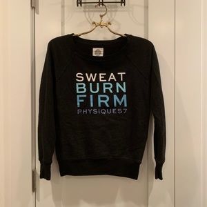 Physique57 Charcoal Gray Sweatshirt